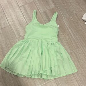 Aerie Mint Green Pleated Dress